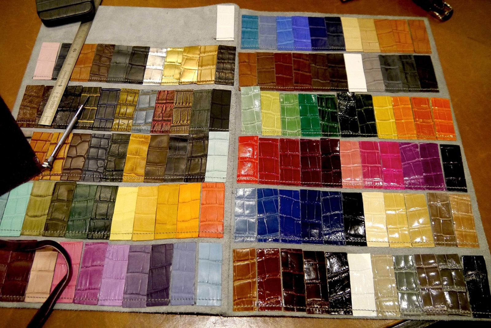 muestras color correas