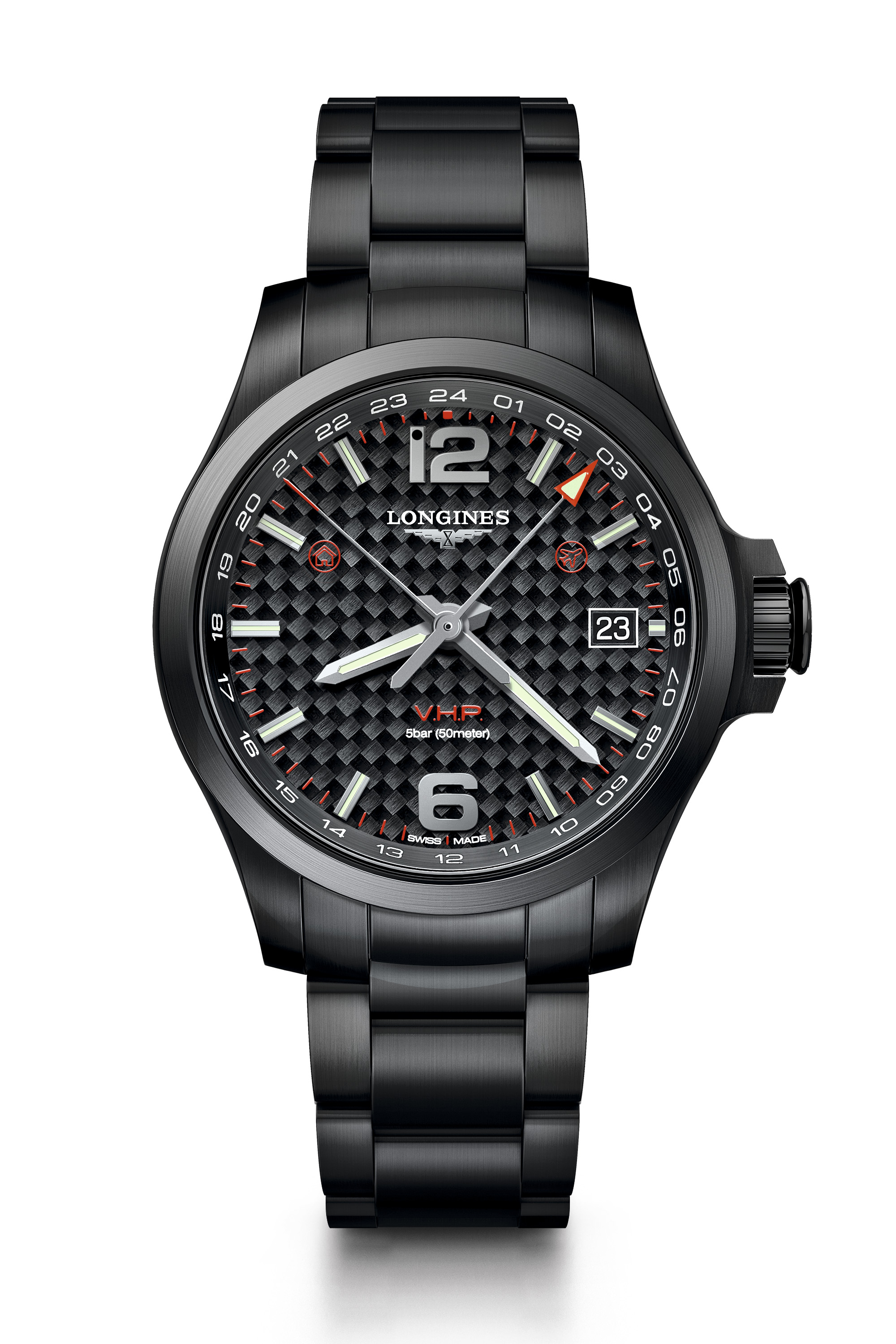Longines Conquest V.H.P GMT Flash Setting