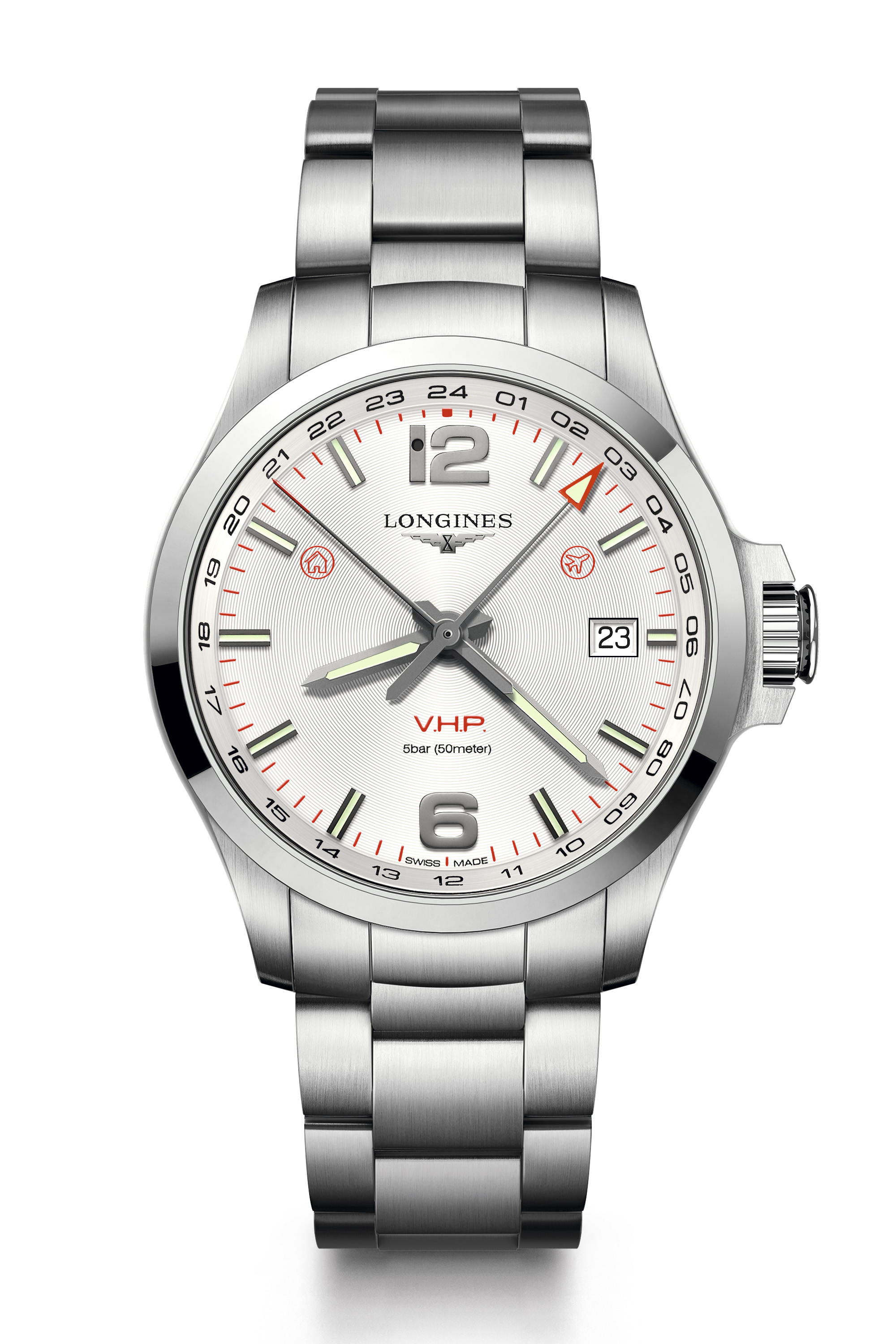 Longines Conquest V.H.P GMT Flash Setting