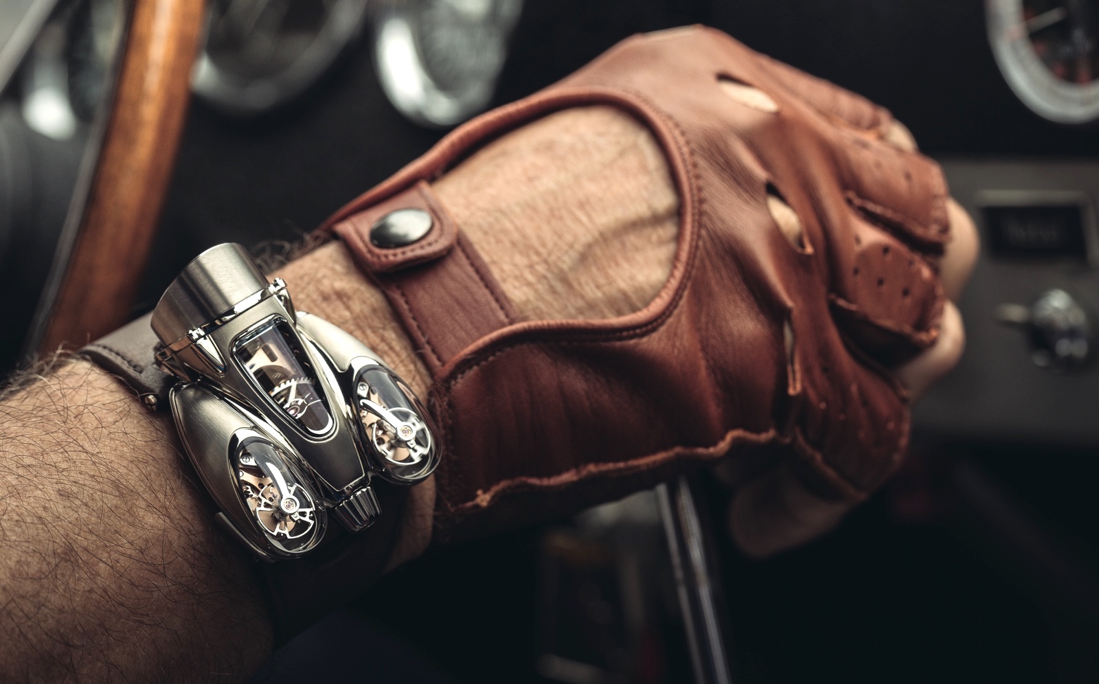 MB&F HM9 Flow Road Wrist Shot