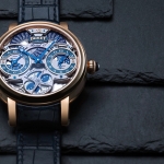 Bovet Récital 17 con triple huso horario y fase lunar.