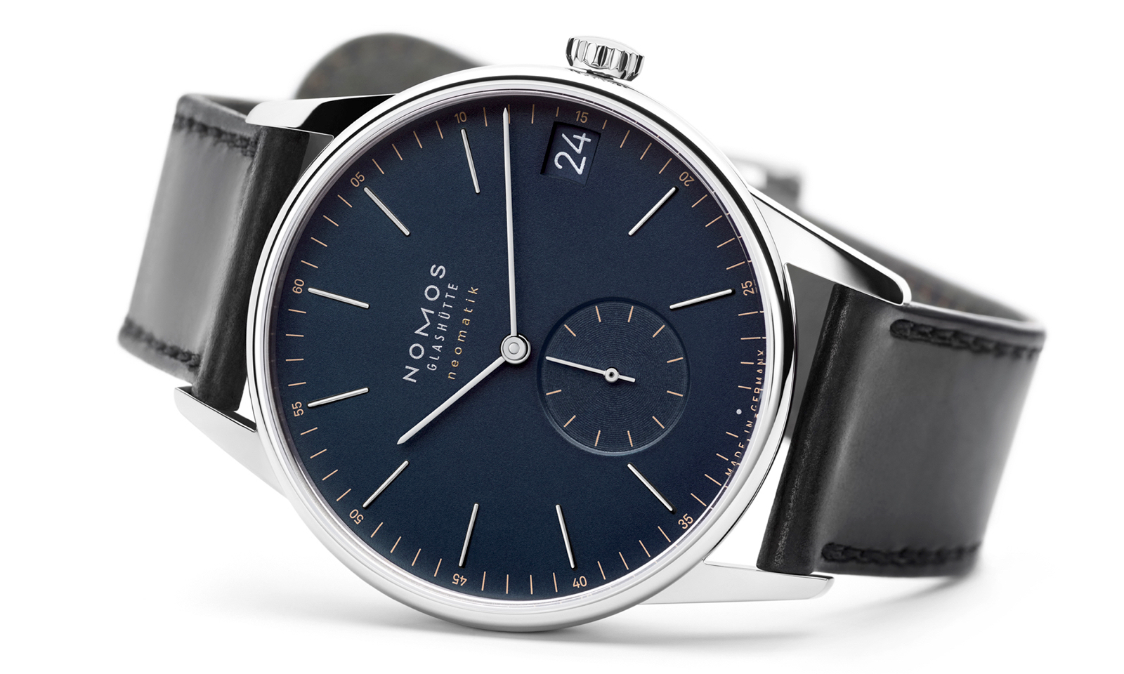 NOMOS Orion Neomatik 41 Fecha Midnight Blue