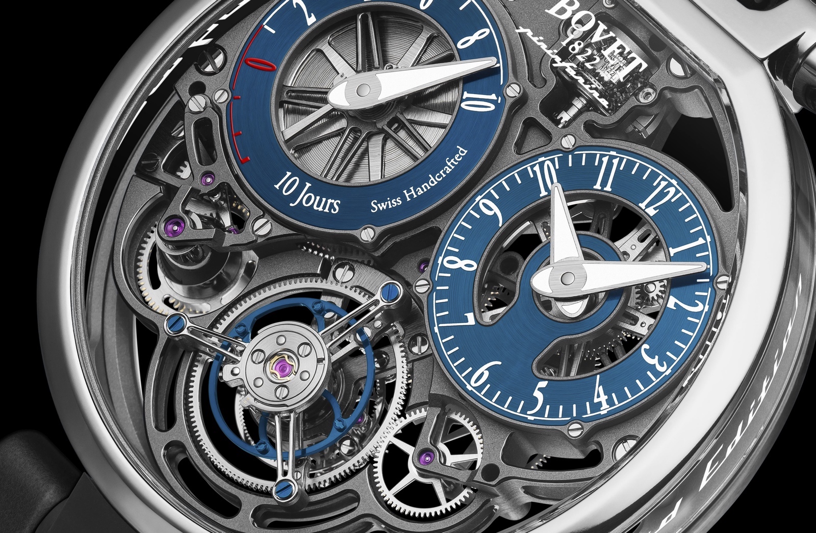 Bovet Ottantasei Pininfarina Face Detail