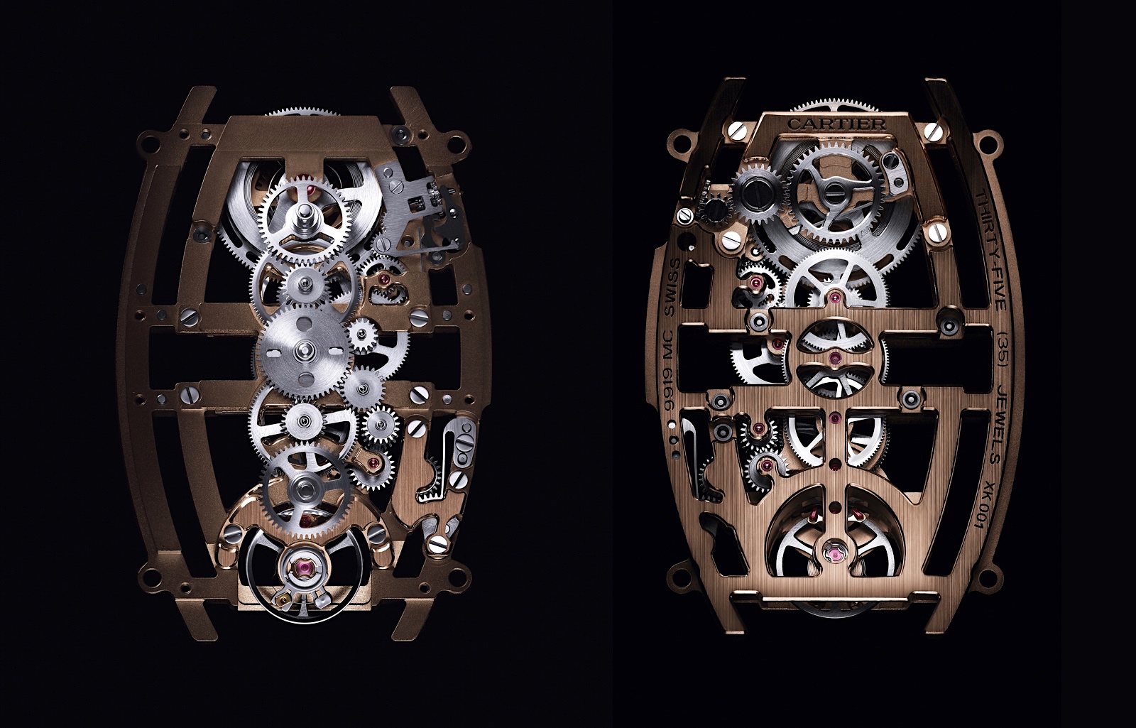 Cartier Privé Tonneau - Skeleton Dual Time Zone calibre 9919 MC