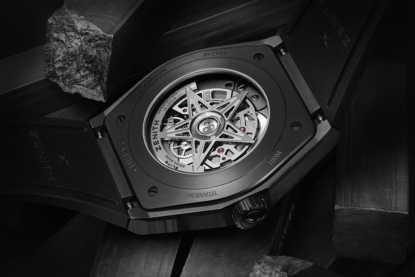 Zenith Defy Classic Black Ceramic - back