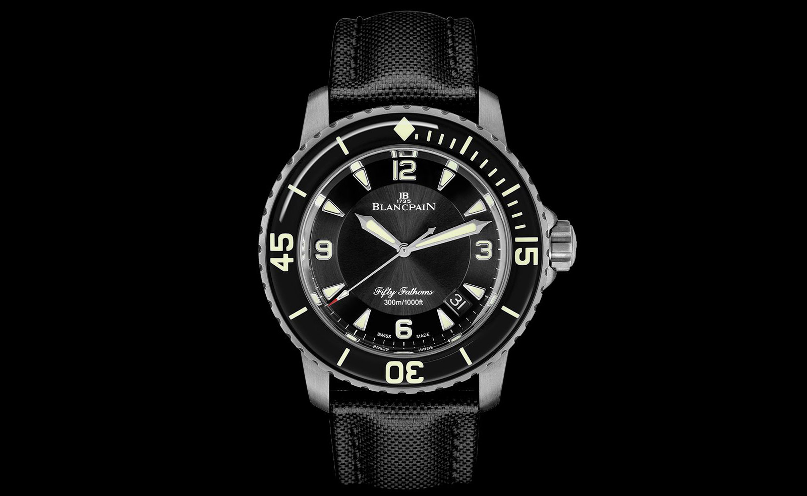 Blancpain fifty fathoms titanium