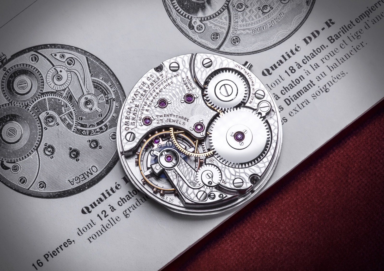 Calibre Omega 125 Aniversario Movimiento Decorado