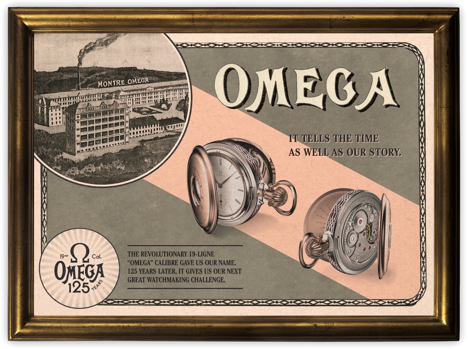 Calibre Omega 125 Aniversario Pocket Watch