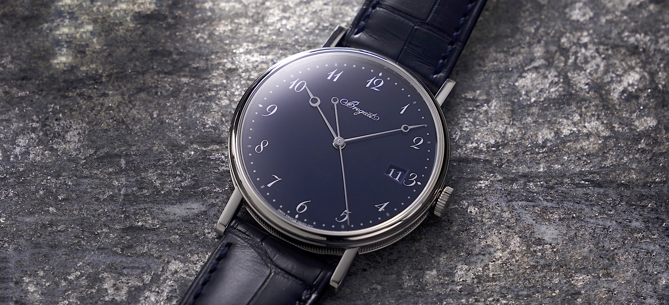 Breguet Classique 5177 Email Bleu Grand Feu - cover