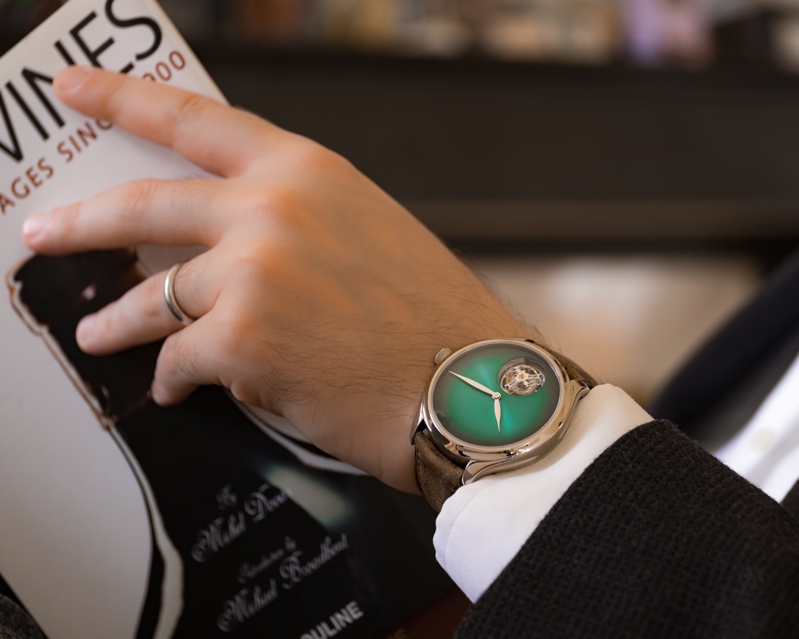 H.Moser Endeavour Tourbillon Concept Cosmic Green
