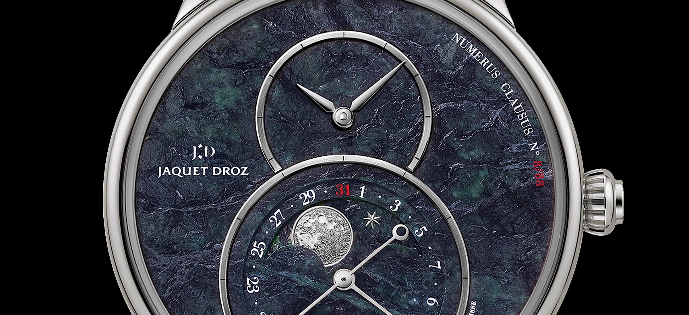 Jaquet Droz Grande Seconde Moon Swiss Serpentinite -cover