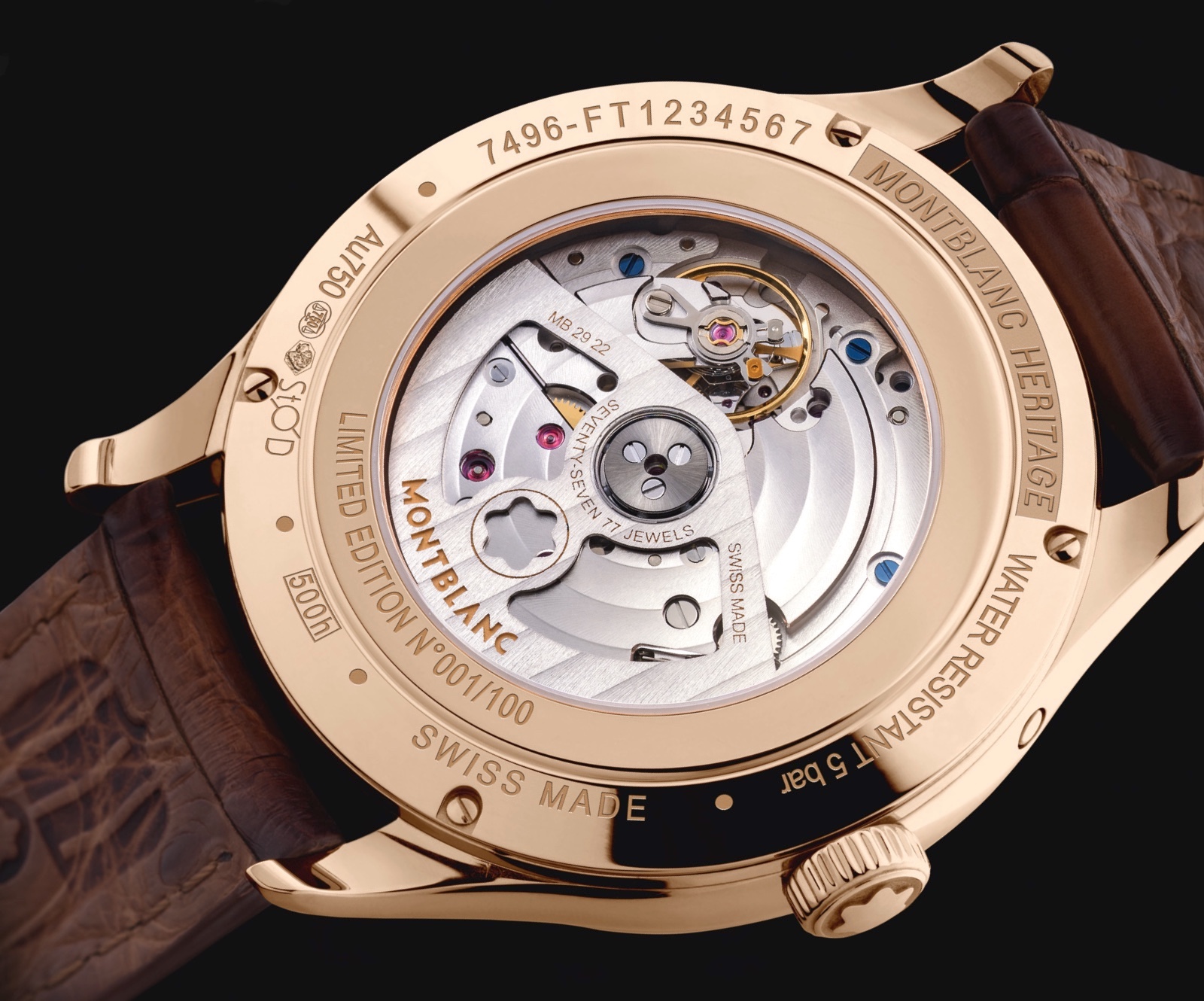 Montblanc Heritage Manufacture Perpetual Calendar Caseback
