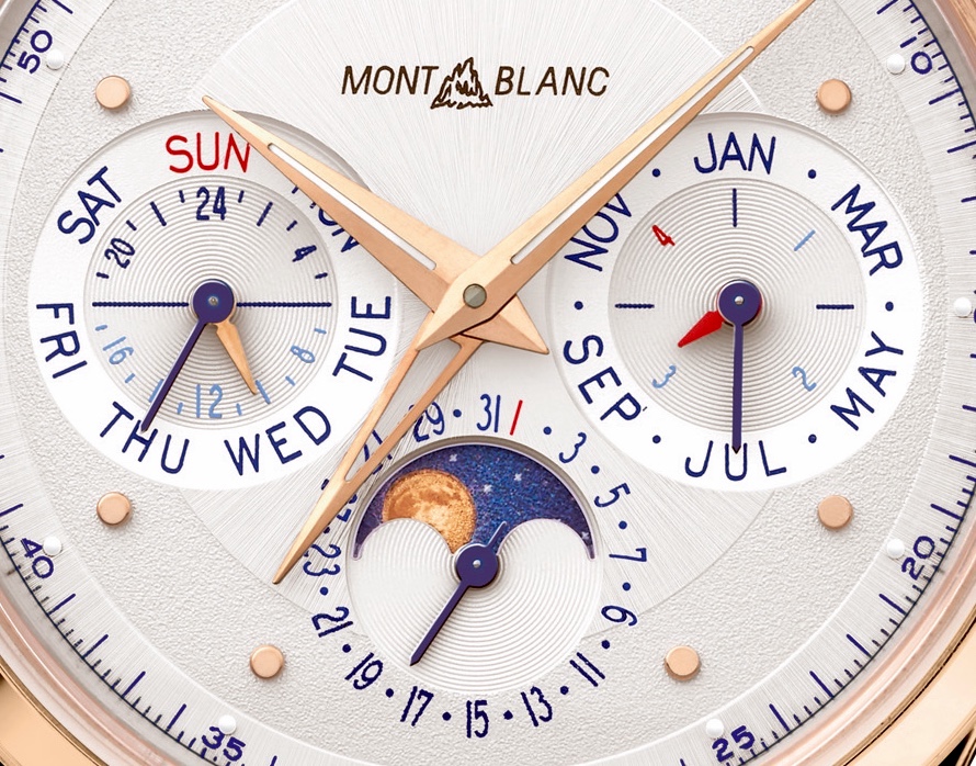 Montblanc Heritage Manufacture Perpetual Calendar Esfera