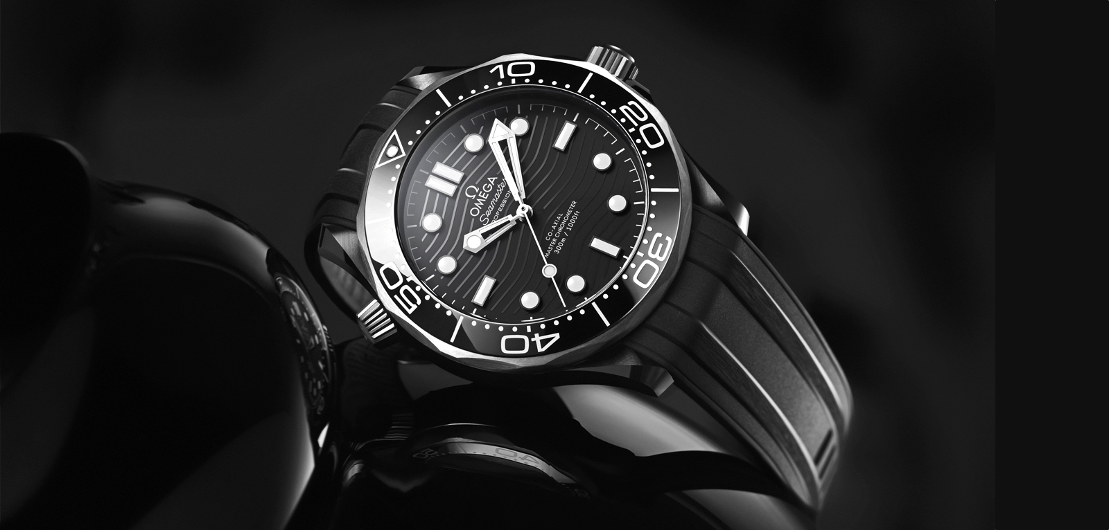 Omega Seamaster Diver 300M Cerámica Negra Titanio Cover