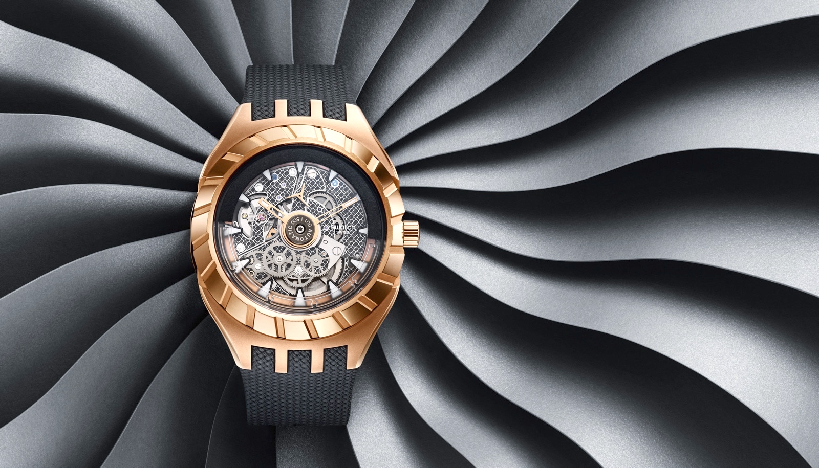 Swatch Flymagic Red Gold PVD