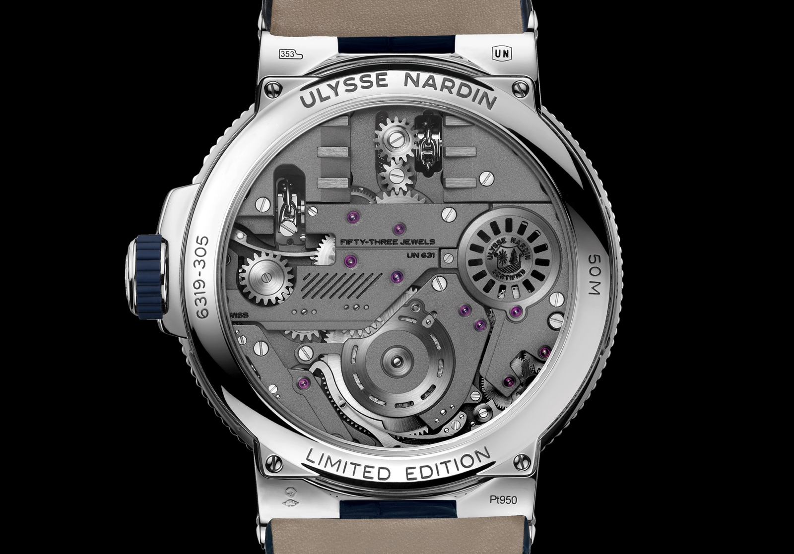 Ulysse Nardin Marine Mega Yacht - calibre UN631