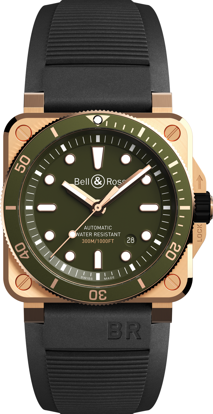 Bell & Ross BR03-92-Diver-Green-Bronze