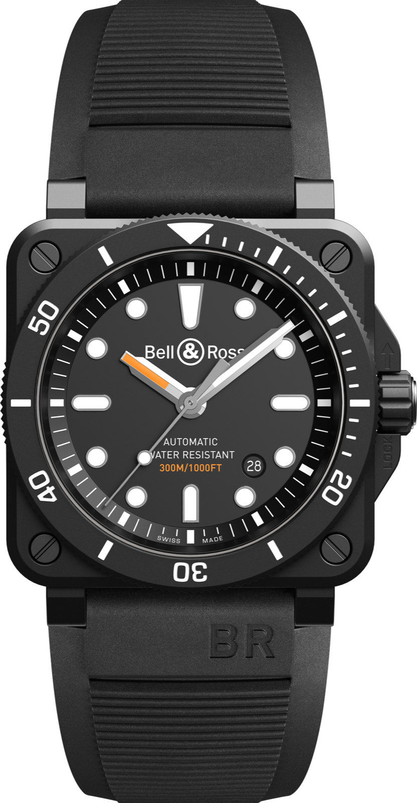 Bell & Ross BR03-92-Diver-Ceramic Black Matte