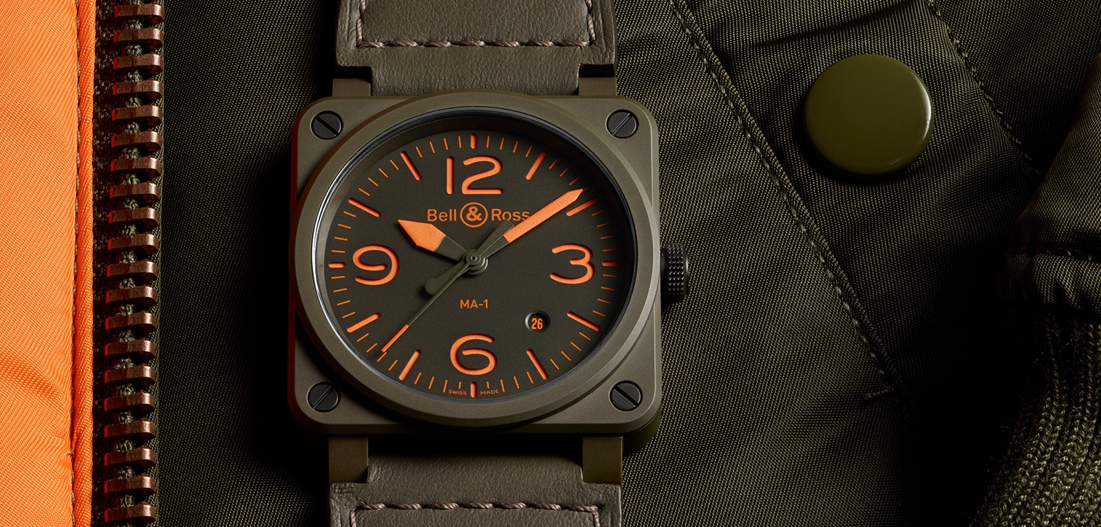 Bell & Ross BR 03-92 MA-1, el homenaje a una cazadora