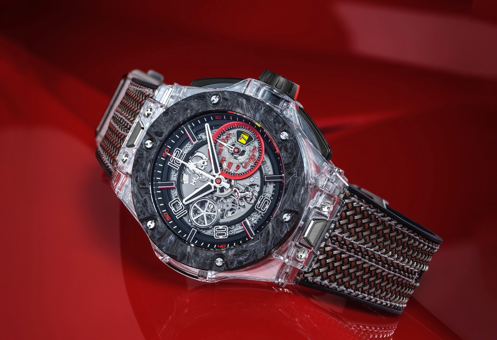 Hublot en Baselworld 2019 - Big Bang Scuderia Ferrari 90th Anniversary saphire