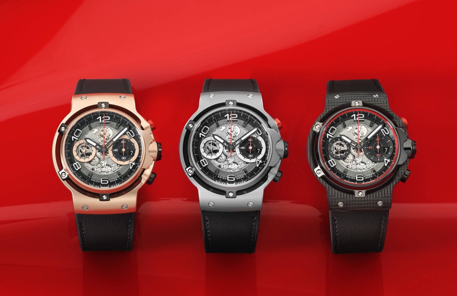 Hublot en Baselworld 2019 - Classic Fusion Ferrari GT trio