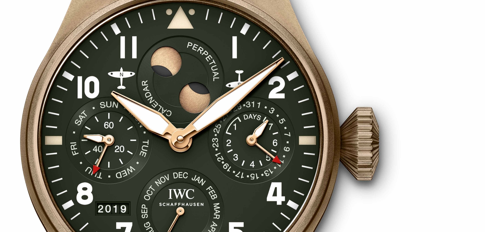 IWC Big Pilot’s Watch Perpetual Calendar Spitfire.