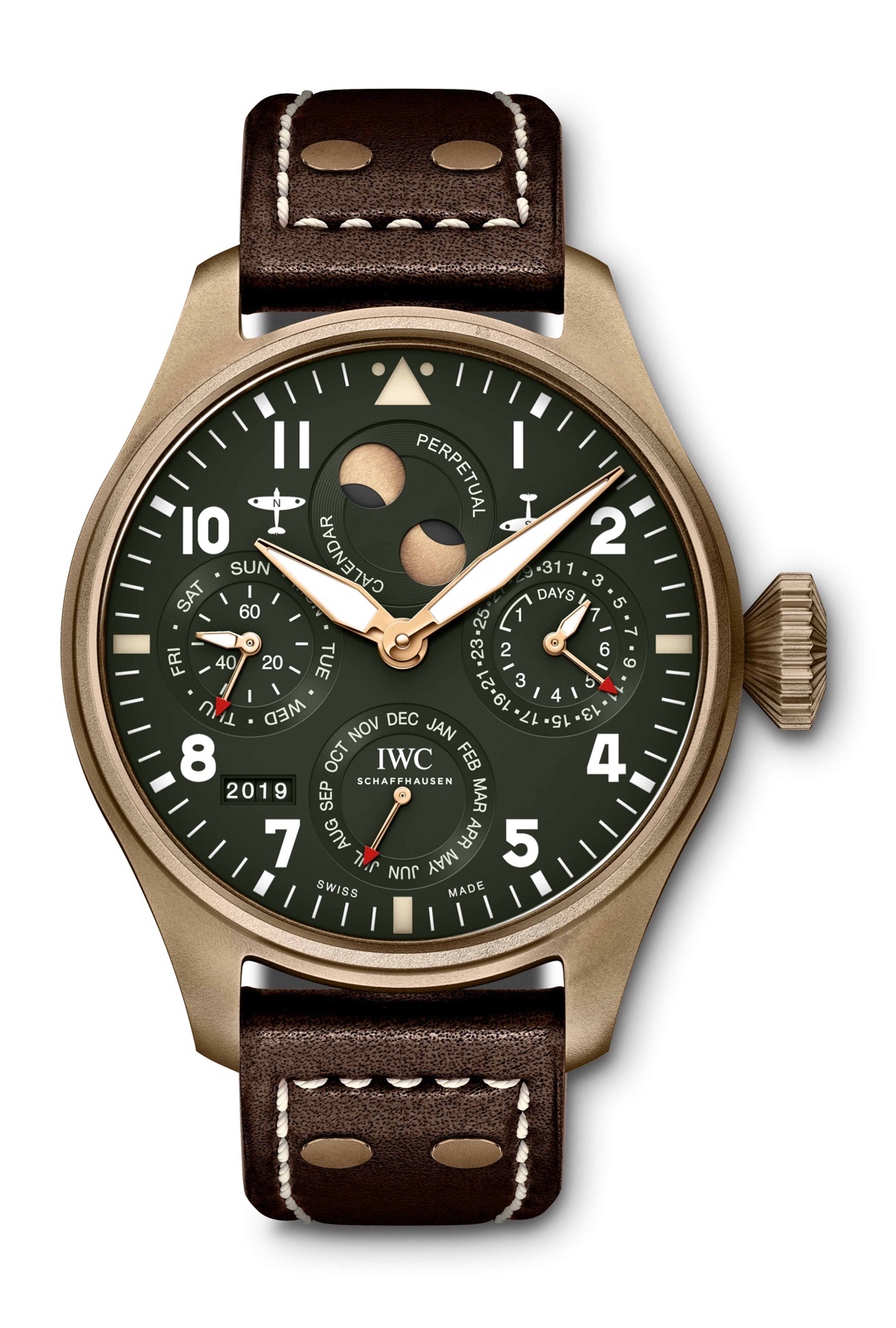 IWC-Big-Pilot-Perpetual-Calendar-Spitfire-Front