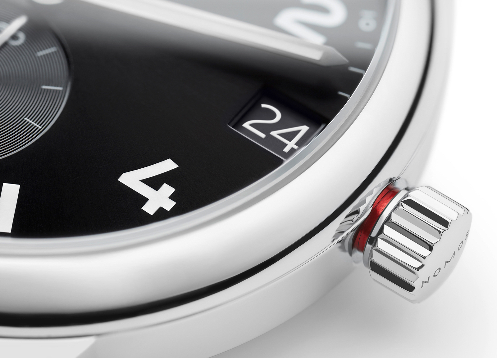 NOMOS Club Sport Crown Detail