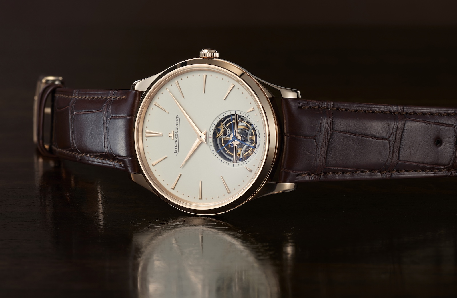 Jaeger-LeCoultre Master Ultra Thin Tourbillon Pink Gold