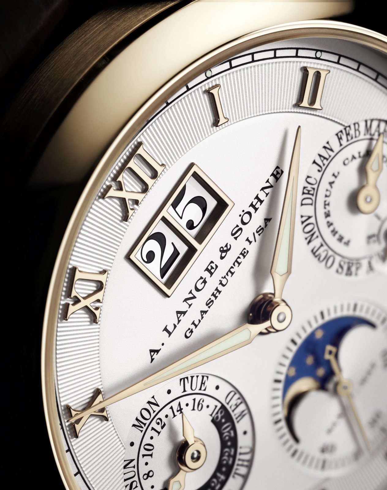 Langematik Perpetual Honeygold Detalle 1