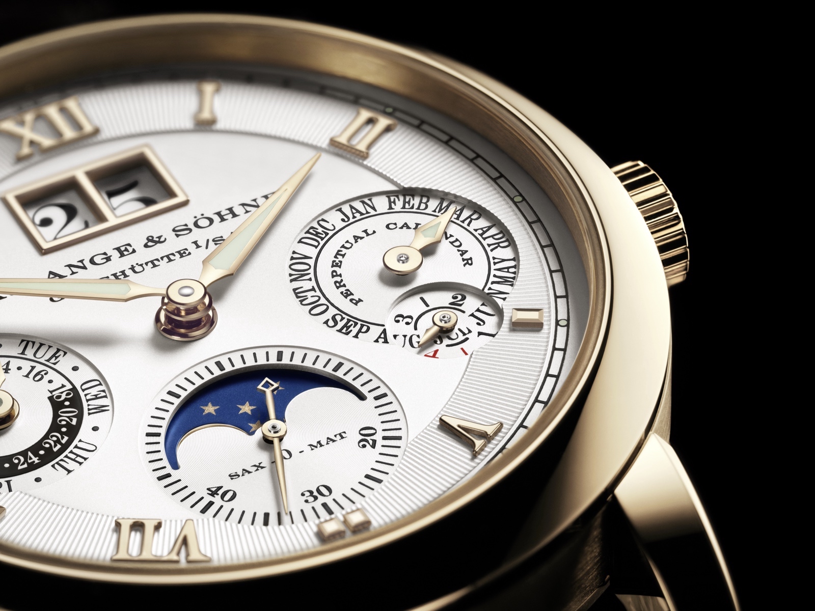 Langematik Perpetual Honeygold Detalle