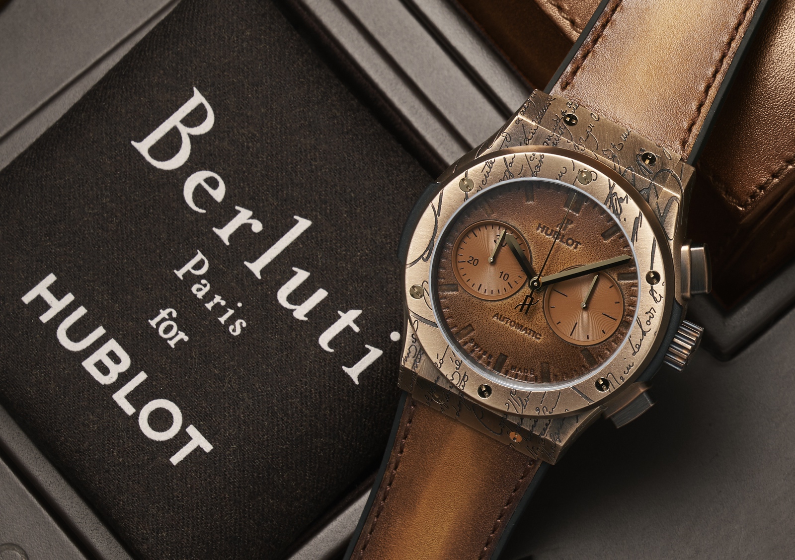 Hublot Classic Fusion Chronograph Berluti - bronce