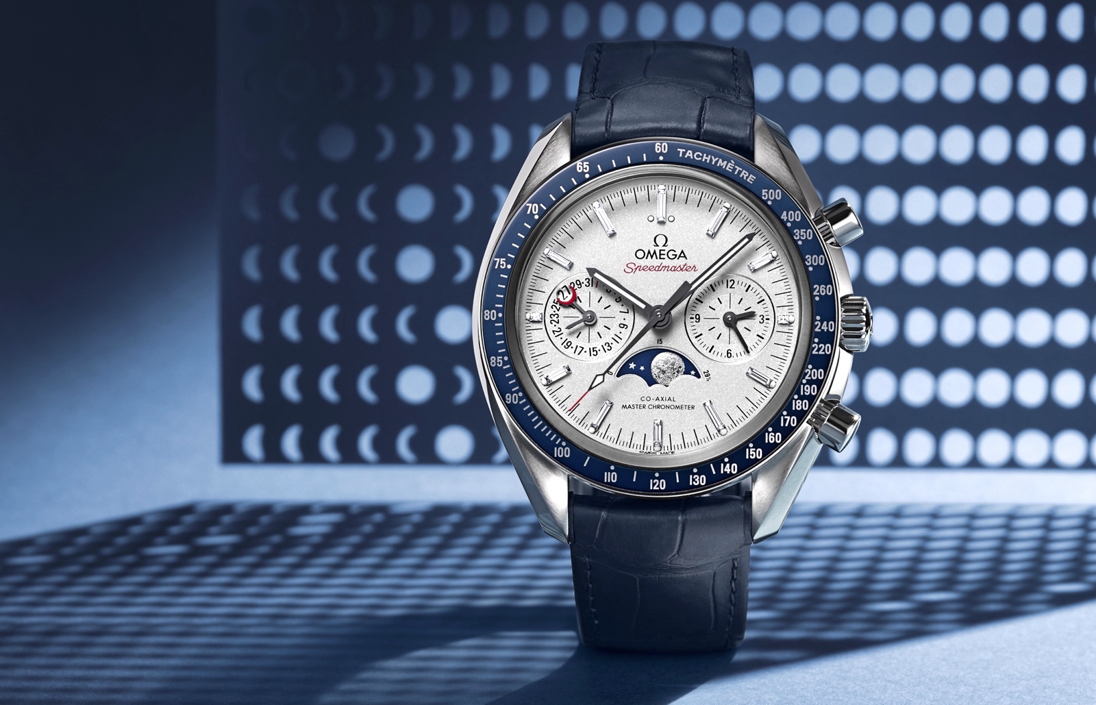 Omega Speedmaster Moonphase Platinum-Gold