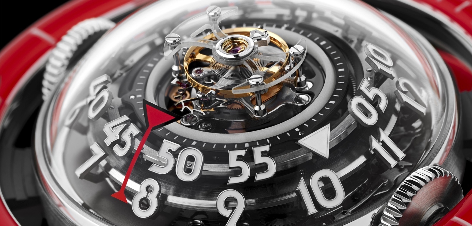 HM7 Aquapod Platinum Red. Nueva medusa en el acuario de MB&F.