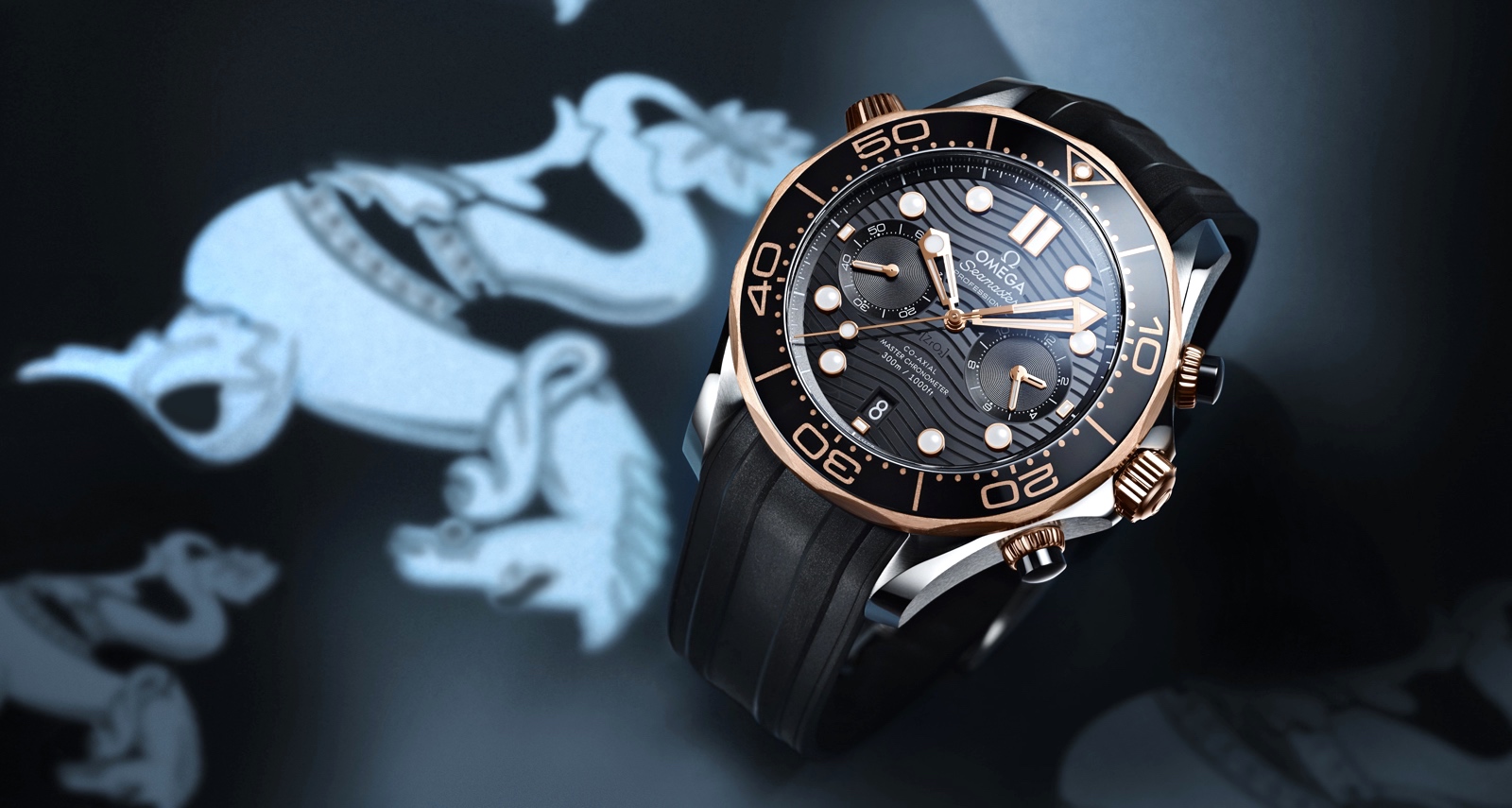 Omega Seamaster Diver 300M Chronograph BiColor Amb