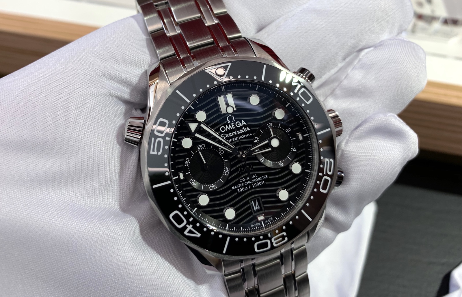 Omega Seamaster Diver 300M Chronograph Black