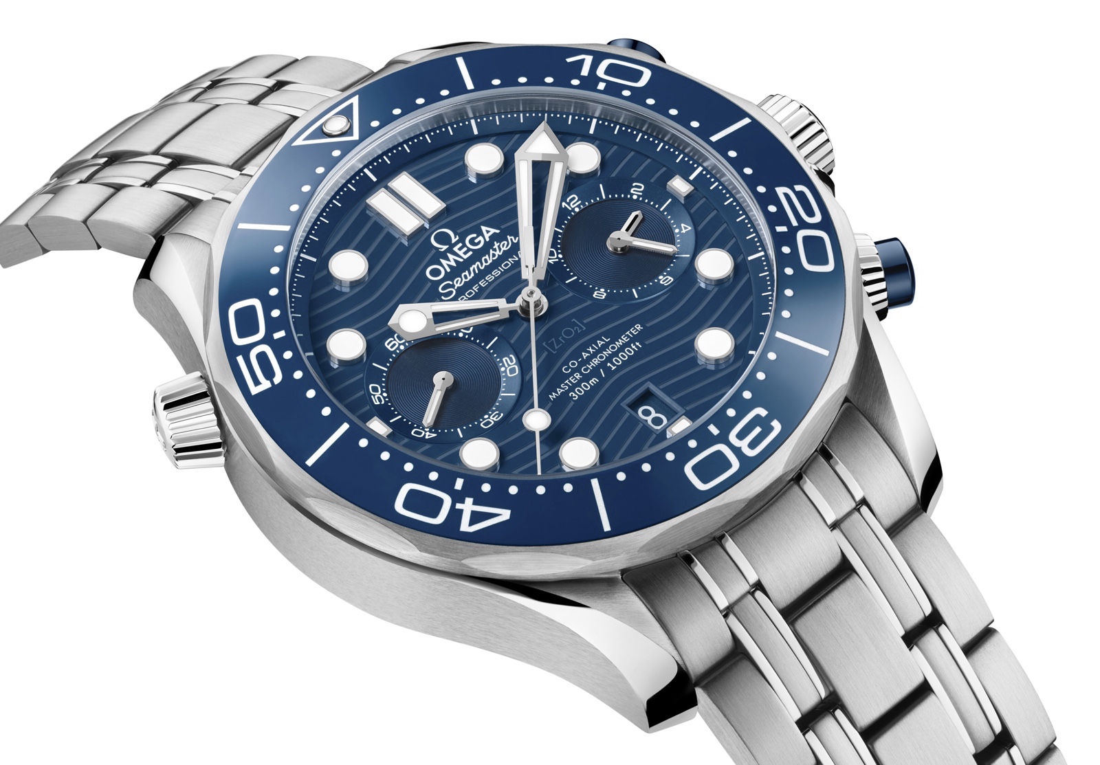 Omega Seamaster Diver 300M Chronograph Blue 1
