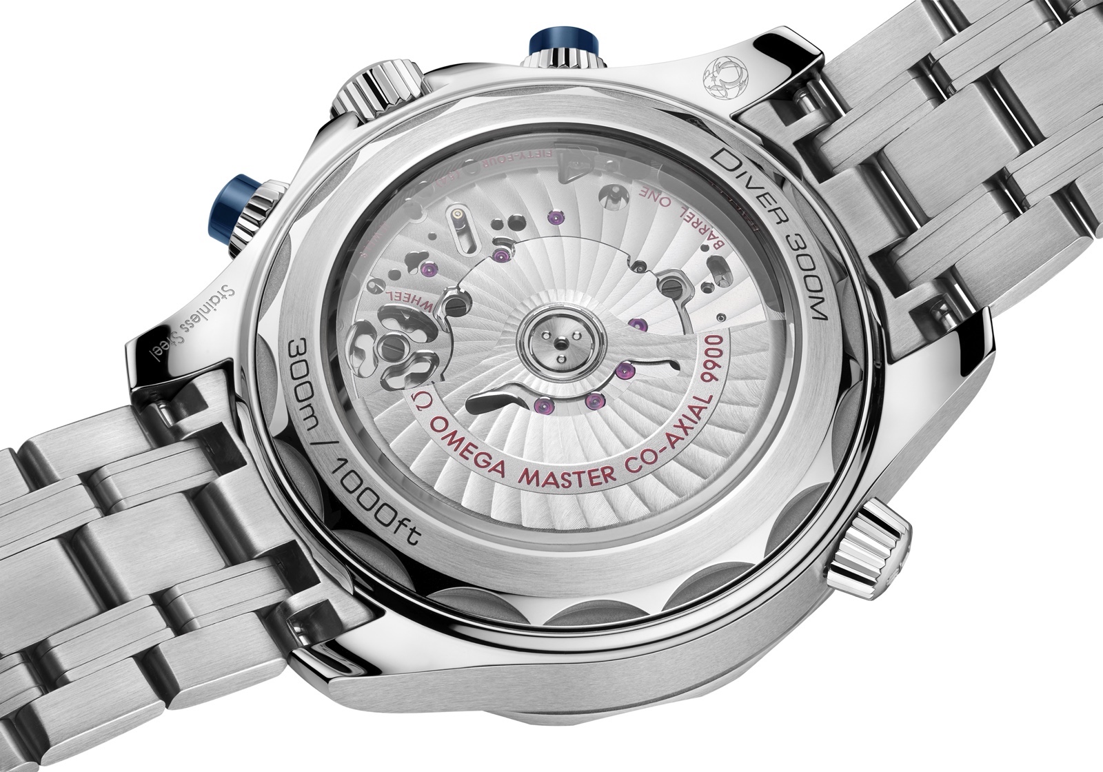 Omega Seamaster Diver 300M Chronograph Caseback 9900