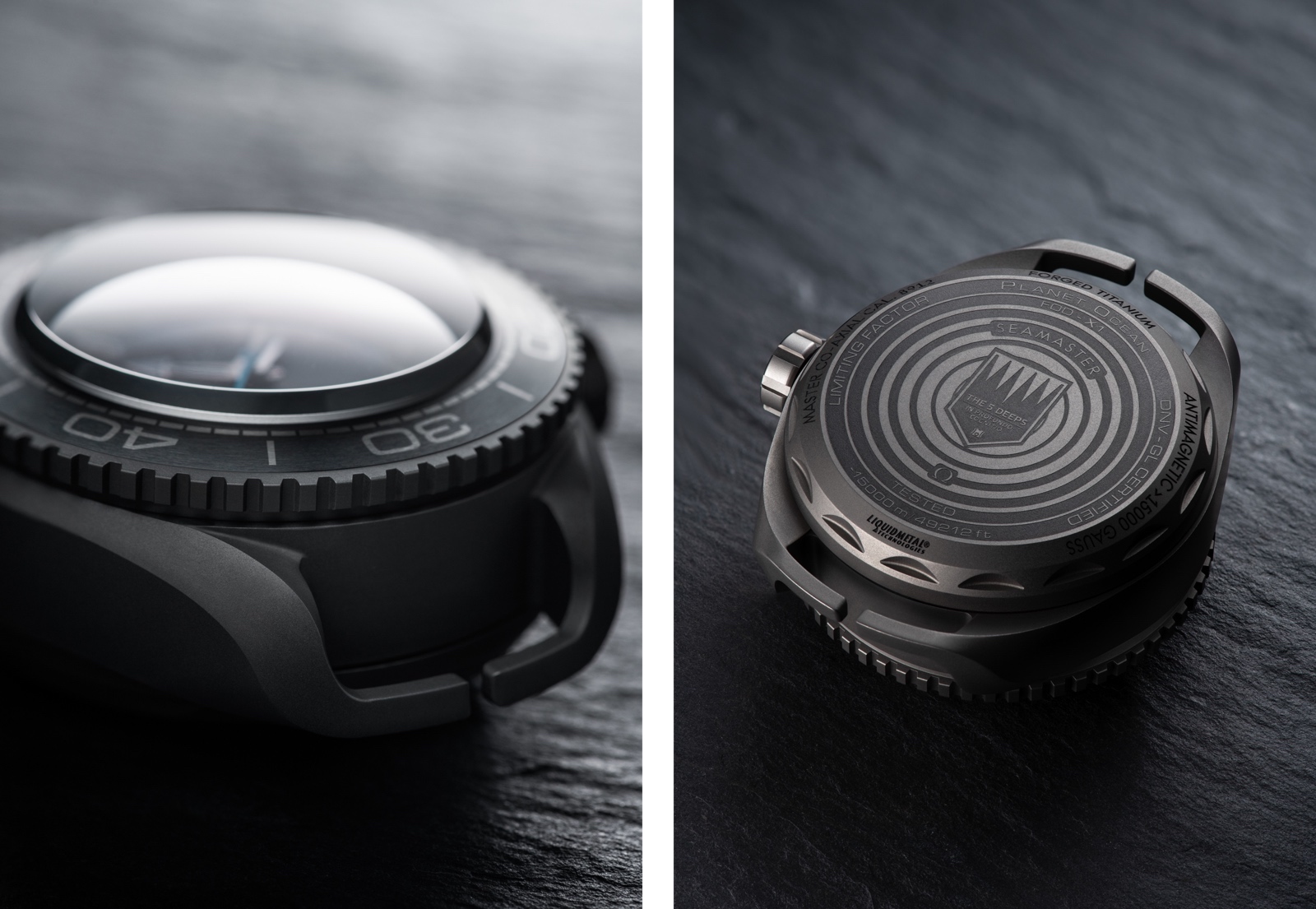 Omega Seamaster Planet Ocean Ultra Deep Professional Caseback and Lugs