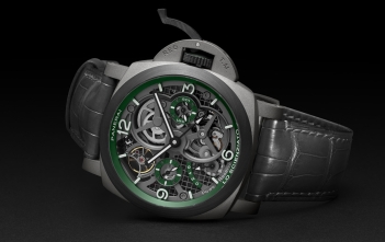 Panerai Lo Scienziato Luminor 1950 Tourbillon GMT Titanio PAM00768