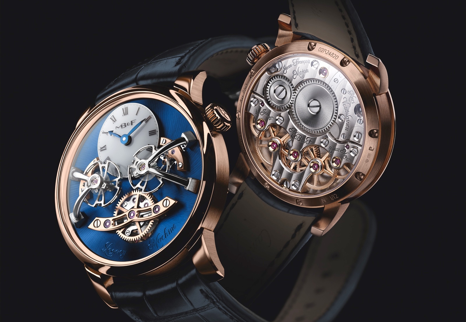 MB&F Legacy Machine Nº2 Red Gold Blue