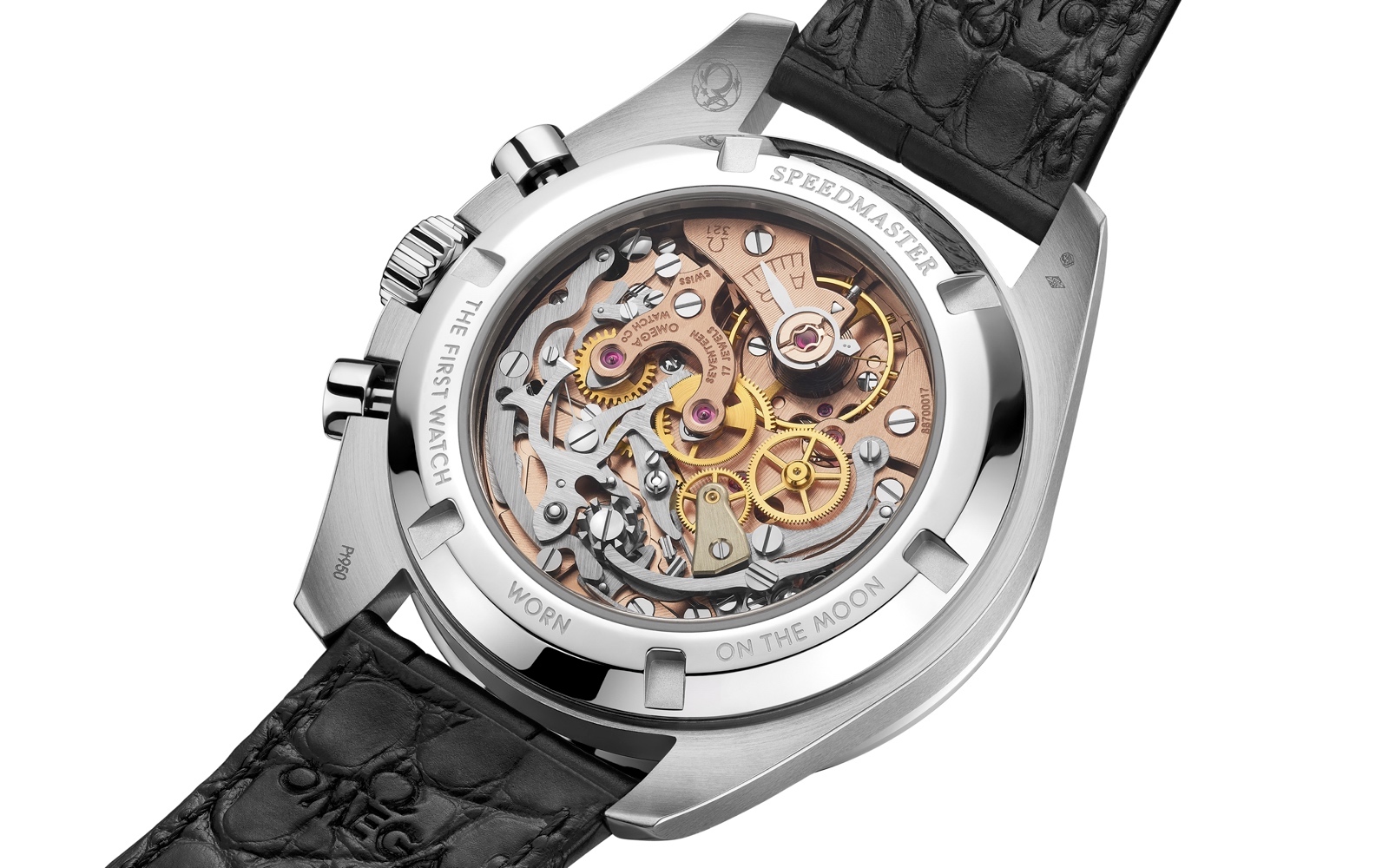 Omega Speedmaster Moonwatch 321 Platinum Caseback