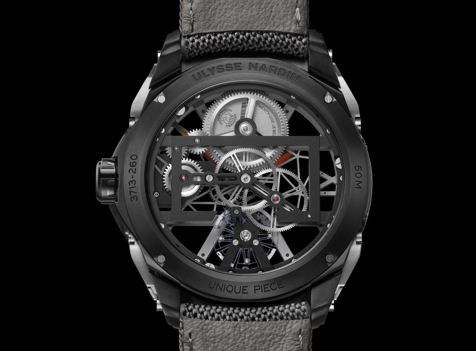 Ulysse Nardin EXO-Skeleton X Only Watch 2019 - back