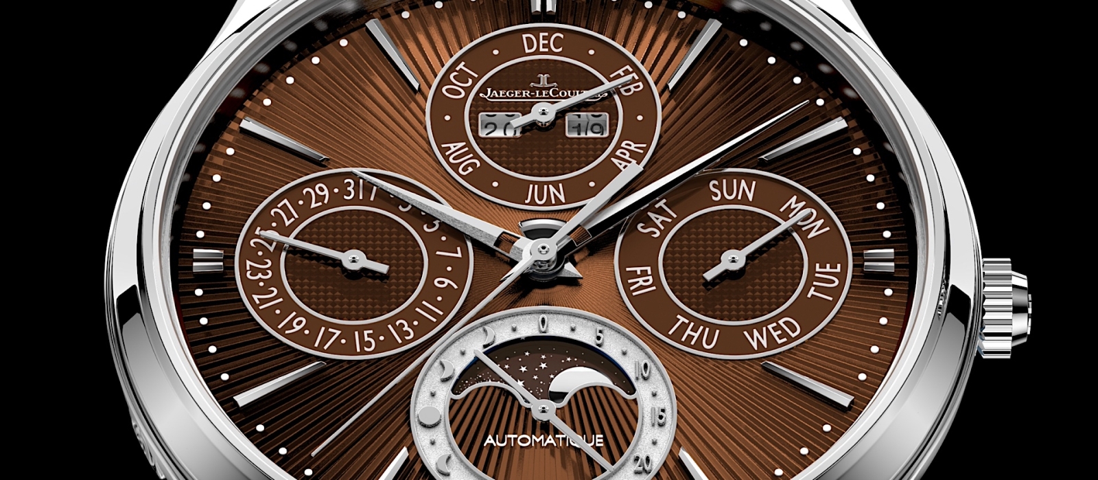 Jaeger-LeCoultre Master Ultra Thin Perpetual Enamel Chestnut