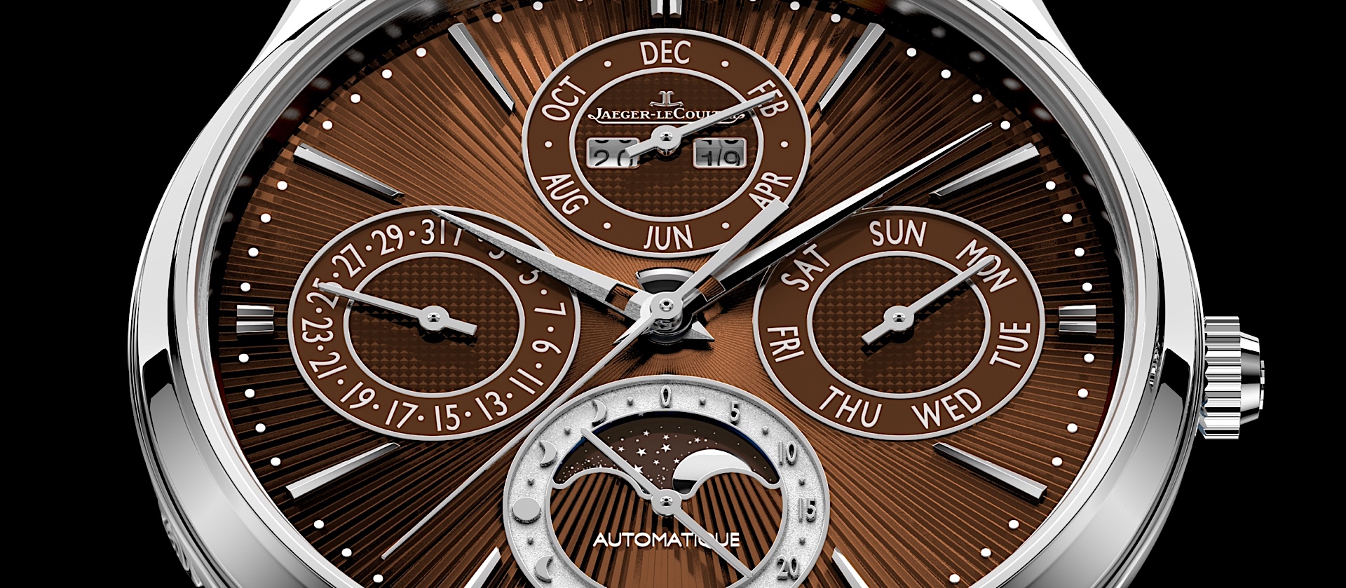 Jaeger-LeCoultre Master Ultra Thin Perpetual Enamel Chestnut - cover 2