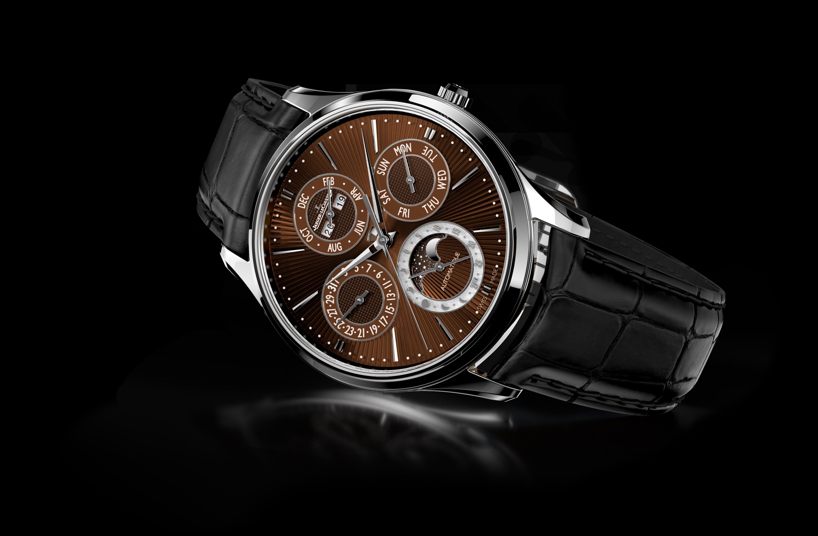 Jaeger-LeCoultre Master Ultra Thin Perpetual Enamel Chestnut