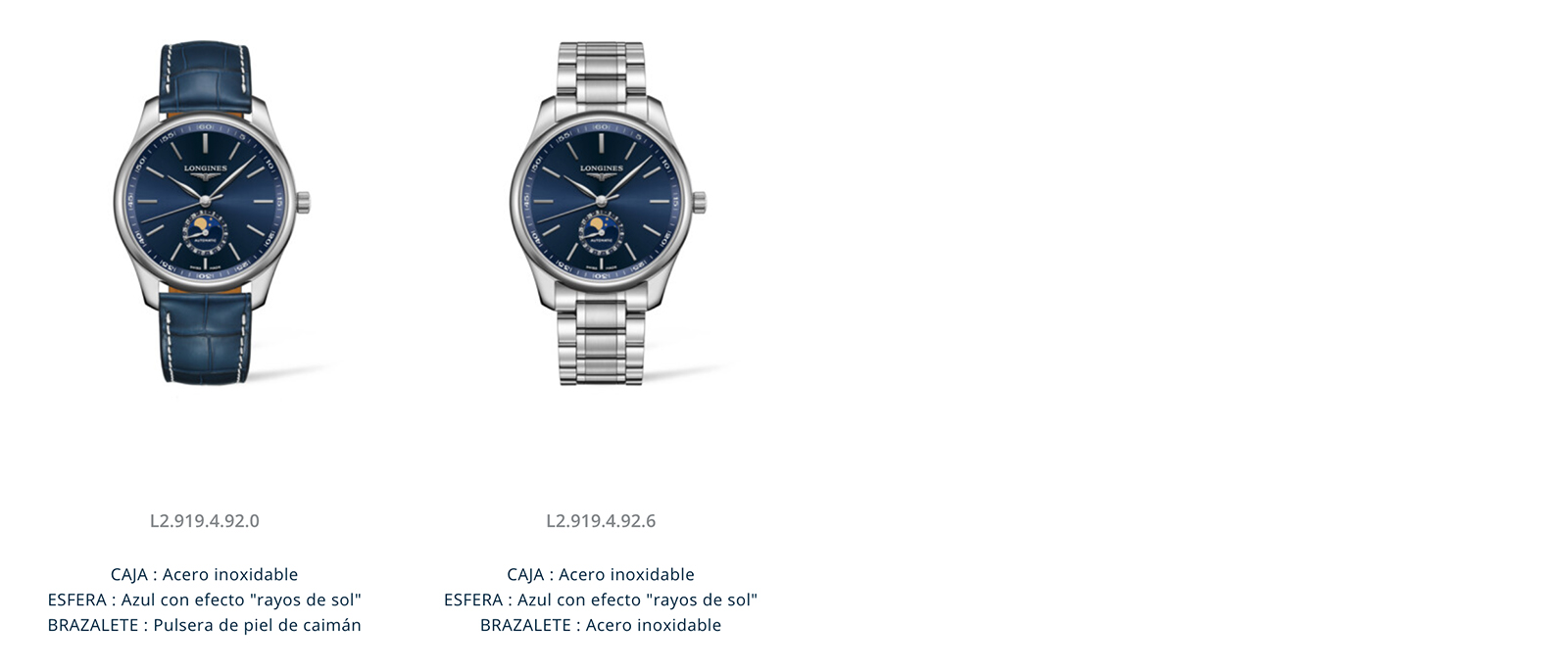 The Longines Master Collection Moon Phase