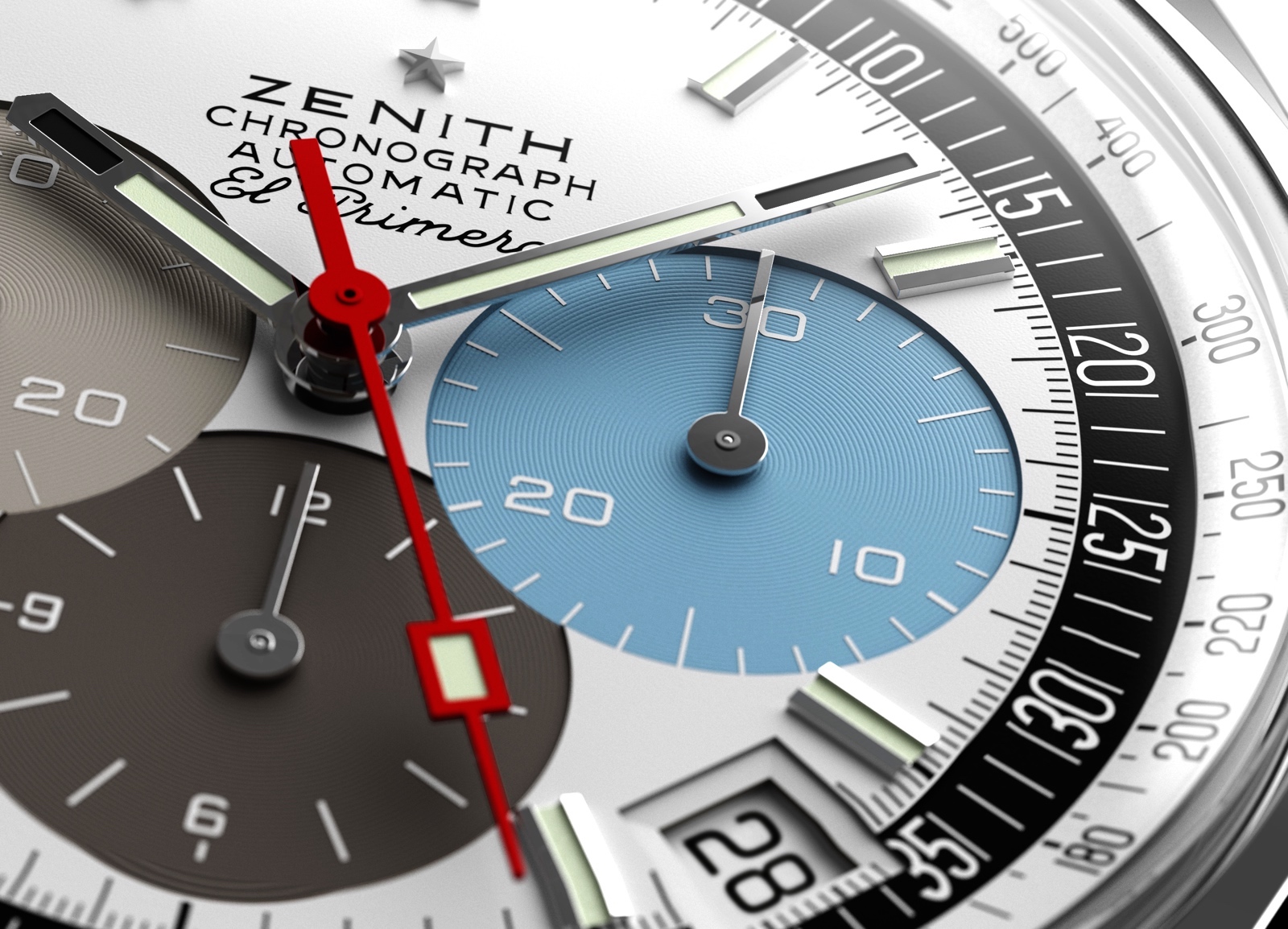 Zenith El Primero A386 Revival Only Watch 2019 - detail
