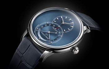 Jaquet Droz Grande Seconde Quantième blue dial - cover