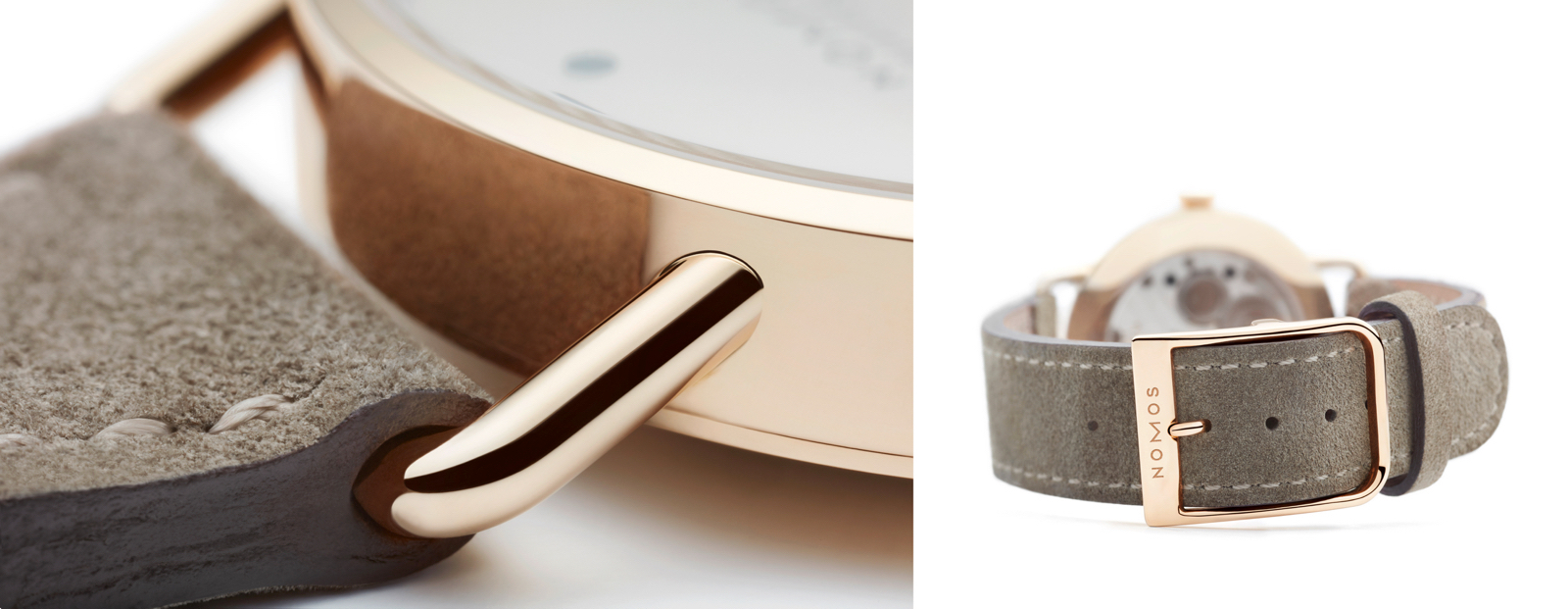 Nomos Metro Oro Rosa 33 Detalles